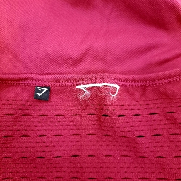 Gymshark Energy Seamless Loose Vest Cranberry Size Small / Medium Women's - Picture 6 of 8